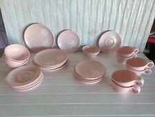 Vintage Pink Dinnerware Russel Wright Melamine Melmac Home Decorators Set Of 30 for sale  Shipping to Canada