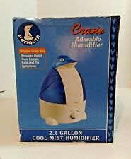Crane Filter Free Humidifier 1 Gallon Ultrasonic Cool Mist Humidifiers Penguin for sale  Huntington Station