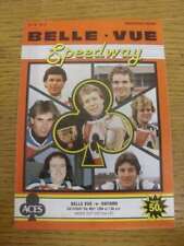 05/05/1984 Programa Speedway: Belle Vue v Oxford [Knock Out Cup] (tabela de resultados comprar usado  Enviando para Brazil