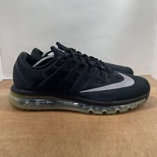 Nike Air Max 2016 Men Size 11.5 Black 806771-001 Black Running Shoes Sneakers for sale  Shipping to South Africa