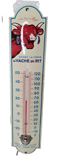 Thermomètre tôle émaillée d'occasion  Neuville-Saint-Rémy