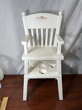 Boneca American Girl Bitty Baby Twins cadeira alta mesa plástico branco, seminovo comprar usado  Enviando para Brazil