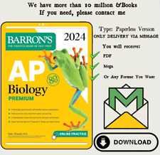 AP Biology Premium, 2024: revisión exhaustiva con 5 pruebas de práctica + una en línea segunda mano  Embacar hacia Argentina