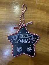 Cookies For Santa Hanging Christmas Decoration for sale  SELBY