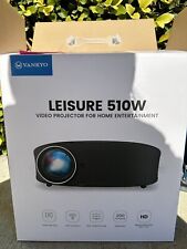 Proyector HD VANKYO Leisure 510W, película portátil, conexión inalámbrica wifi segunda mano  Embacar hacia Argentina