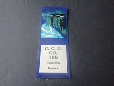 1930's-1940's CCC Co. 788 Matchbook Cover Concordia, Kansas Conservation Corps na sprzedaż  Wysyłka do Poland