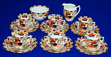 Antique Edwardian Imari Pattern 20 Piece Tea Set , for sale  Shipping to South Africa