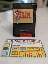 The Legend of Zelda:A Link to the Past SNES manual de instruções e mapa somente SNS-ZL comprar usado  Enviando para Brazil