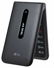 Teléfono abatible LG Classic Flip Wine 2 8 GB Verizon T-Mobile LTE LM-Y120QM gris segunda mano  Embacar hacia Argentina