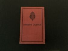 1930 driving licence for sale  LUTON