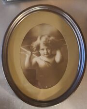 Cupid Awake Baby Girl arco flecha estanho quadro oval 1897, MB Parkinson, impressão, 12x10" comprar usado  Enviando para Brazil