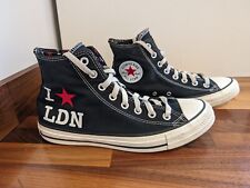 Converse All Star Hi Trainers Black White Red I Star Ldn size uk 7 eu 40 for sale  Shipping to South Africa