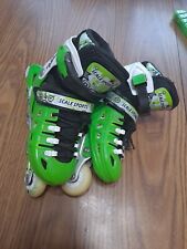 Roller Blades Inline Skates Green by Scale Sports Adjustable Size 13.5 - 3 kids for sale  Shipping to South Africa