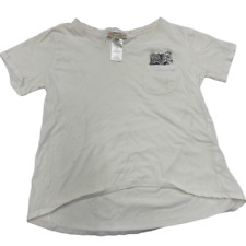 Usado, Camisa de bolsillo bordada de algodón Paul & Joe Sister para mujer 1 gato blanco pequeño segunda mano  Embacar hacia Argentina
