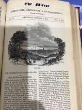 Antique print 1844 for sale  BECCLES