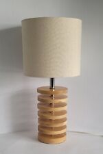 Wood table lamp for sale  MARTOCK