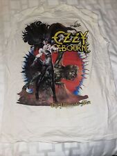 1986 Ozzy Osbourne Ultimate Tour Sin Camisa Manga Corta XL segunda mano  Embacar hacia Argentina