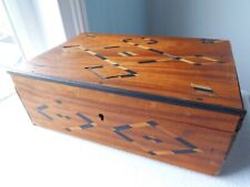 Antique parquetry box for sale  PLYMOUTH