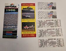 Programas y boletos vintage de Daytona para varias fechas y eventos. 1986, 1987, 1993 segunda mano  Embacar hacia Argentina
