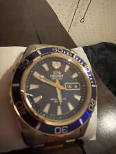Relógio de pulso masculino Orient Mako ouro XL 200m mergulhador esporte DATA DO DIA limitado comprar usado  Enviando para Brazil