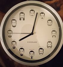 Kikkerland mustache clock for sale  Tunkhannock