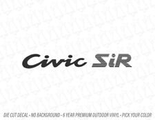 Civic SiR JDM Rear Hatch Trunk Decal for 92-95 EG ERHD Emblem EK EF Sticker for sale  Shipping to South Africa