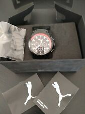 Puma Motorsport  100191   Men's Wristwatch Black & Red  for sale  Shipping to South Africa