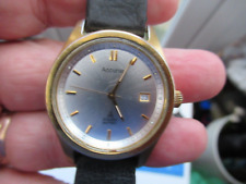 Mens accurist gold for sale  SOUTHEND-ON-SEA
