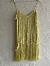 Yellow tassel dress for sale  WOODFORD GREEN