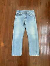 Jeans jeans vintage Levis 501 tamanho 30x28 lavagem média comprar usado  Enviando para Brazil