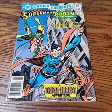 DC Comics Presenta Comic Book 1983 de junio de #58 Superman Y Robin y el hombre alargada segunda mano  Embacar hacia Spain