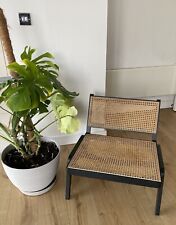 H&M Rattan Low Japandi Accent Chair, used for sale  Shipping to South Africa