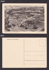 PALESTINE, Vintage postcard, Jerusalem from Mount Scopus for sale  Shipping to South Africa