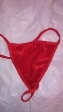 Red velvet thong for sale  TIDWORTH