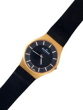 Relógio fino masculino Skagen Dinamarca titânio 803XLTRB 3ATM precisa de bateria, usado comprar usado  Enviando para Brazil