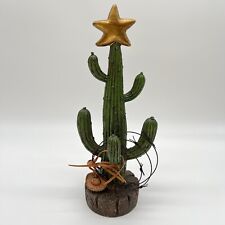 Western Cowboy Hat Southwestern Saguaro Cactus CHRISTMAS Barbed Wire Star 13” for sale  Shipping to South Africa