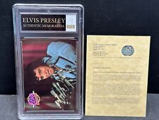 Recuerdos de cabello auténtico de Elvis Presley sellados con tarjeta coleccionable certificado #590 segunda mano  Embacar hacia Argentina