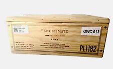 Penúltima caixa de vinho de madeira painel tampa deslizante, usado comprar usado  Enviando para Brazil