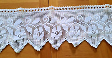 White floral crocheted for sale  ESHER