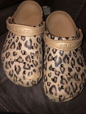 Crocs Clásico Leopardo Estampado Animal Zuepardo Zuepardo Zapato Mujer Talla 9 Para Hombre Talla 11, usado segunda mano  Embacar hacia Argentina