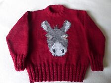 Hand knitted donkey for sale  SANDOWN
