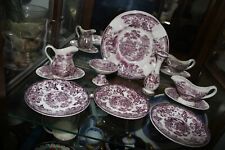 Used, Vintage Royal Staffordshire Dinnerware in the Tonquin Pattern in Plum for sale  Shipping to South Africa