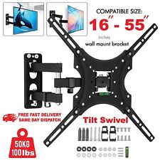 TV Wall Bracket Mount Swing Arm Tilt Swivel  16" 22" 24" 32" 40" 43" 50" 55"LED for sale  Shipping to South Africa