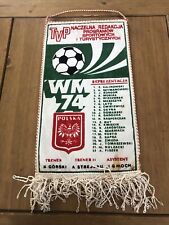 Fussballwimpel polska 1974 gebraucht kaufen  Markkranstädt