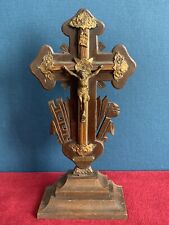 Antique crucifix brass d'occasion  Expédié en Belgium