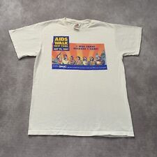 Vintage 2007 AIDs Walk Shirt Size M New York Marathon 2000s Gay Men Health       for sale  Shipping to South Africa