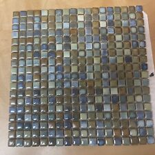 Used, Glazed porcelain MOSAIC TILE 1 sheet for sale  Shipping to South Africa