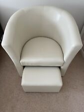 Cream tub chair for sale  BECKENHAM