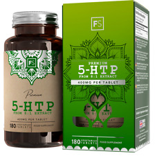 5-HTP | 180 cápsulas de 400 mg - HTP serotonina, estresse e auxílio para dormir | 5HTP Griffonia, usado comprar usado  Enviando para Brazil