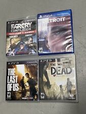 Lote de jogos PS 4 PlayStation 4 Farcry Walking Dead Last Of Us Detroit Human comprar usado  Enviando para Brazil
